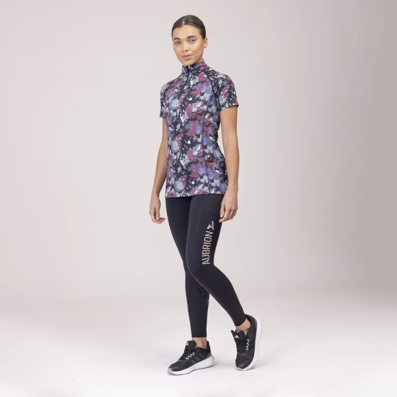 Shires Aubrion React Ladies Non-Stop Riding Tights - Shadow-5