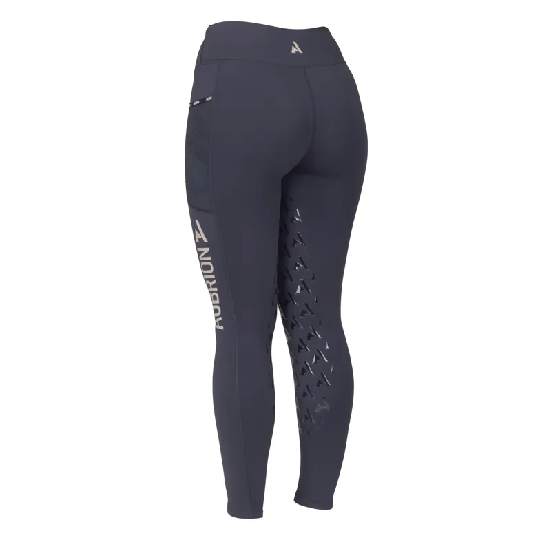 Shires Aubrion React Ladies Non-Stop Riding Tights - Shadow-2