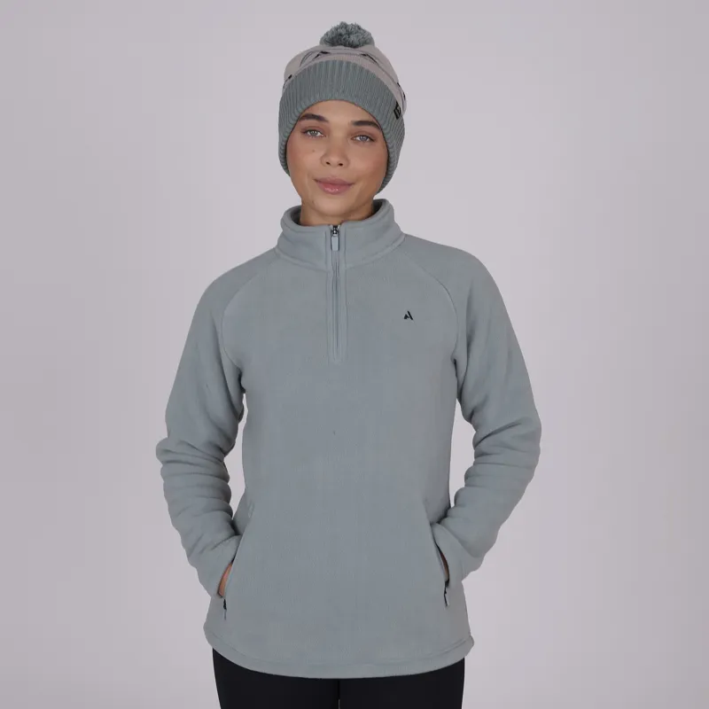 Shires Aubrion React Half Zip Fleece - Sage-2