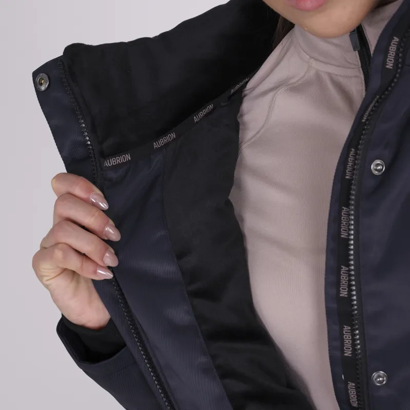 Shires Aubrion React Ladies Long Waterproof Coat - Shadow-4