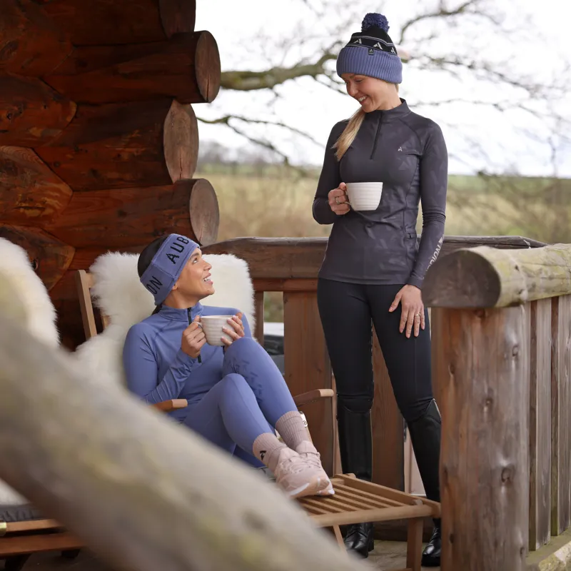 Shires Aubrion React Winter Riding Tights - Shadow-10