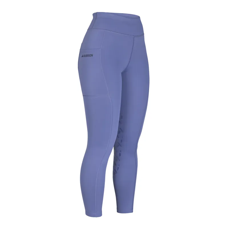 Shires Aubrion React Winter Riding Tights - Sky-1