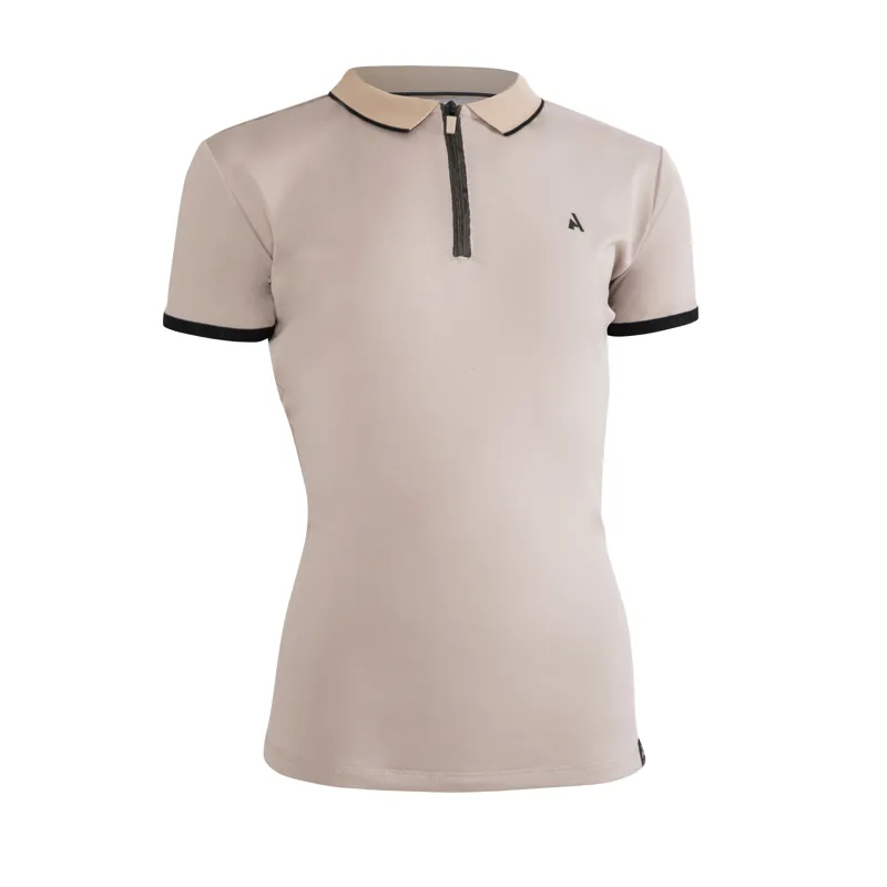 Shires Aubrion React Children's Tech Polo - Sand-1
