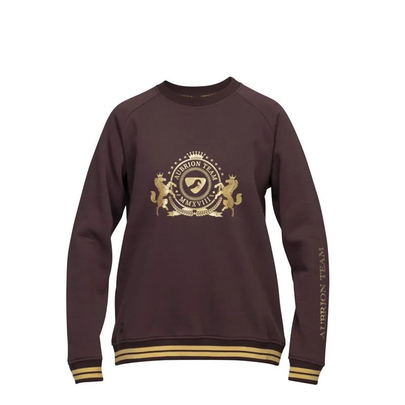 Shires Aubrion Team Ladies Sweatshirt - Umber