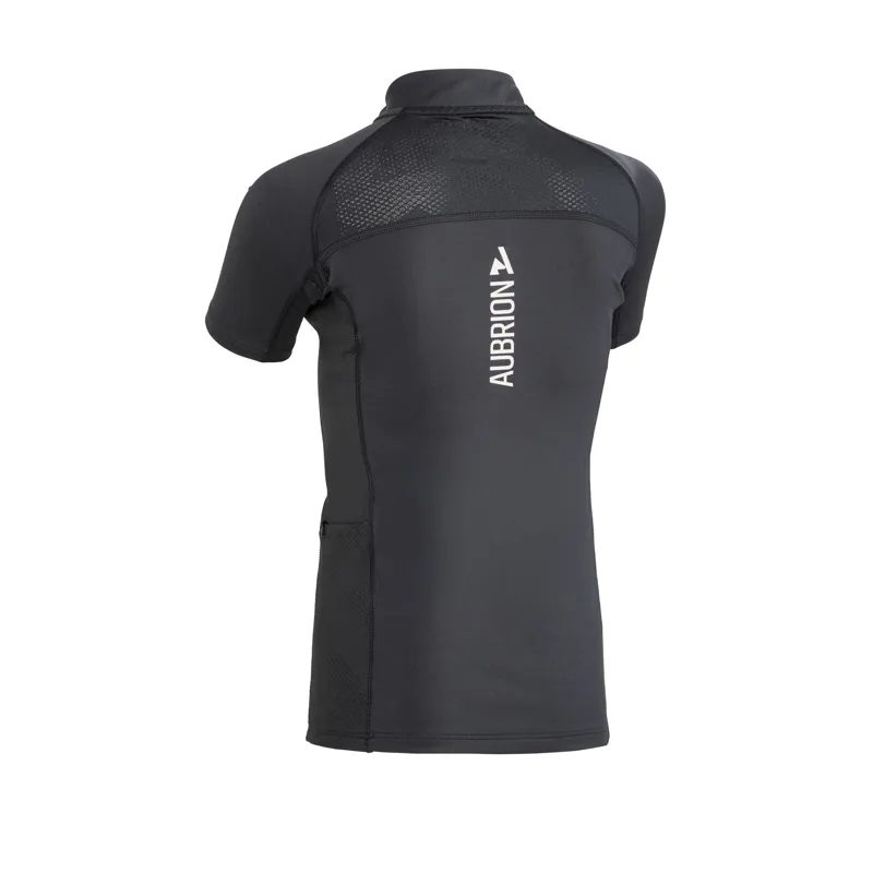 Shires Aubrion React Children's Short Sleeve Base Layer - Shadow-2