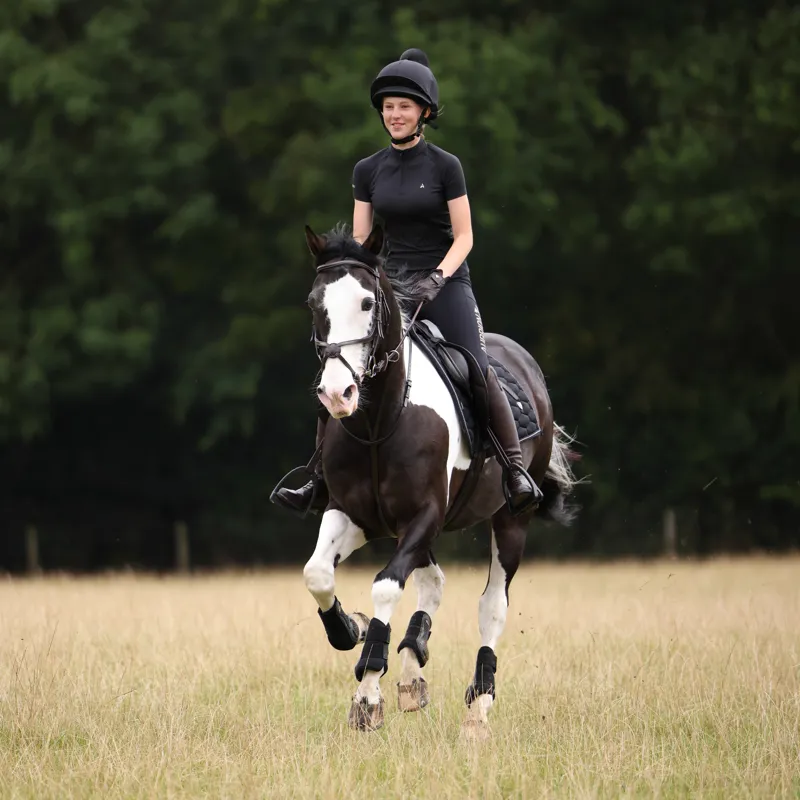 Shires Aubrion React Children's Short Sleeve Base Layer - Shadow-4