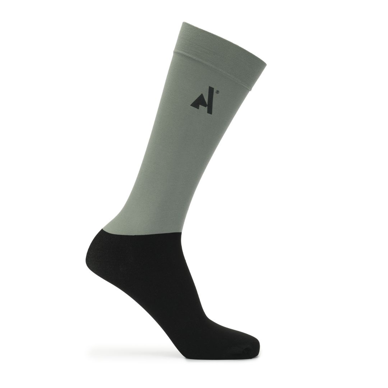 Shires Aubrion React Perfomance Socks - Young Rider SAGE one - 10.5-uk 3 1/2