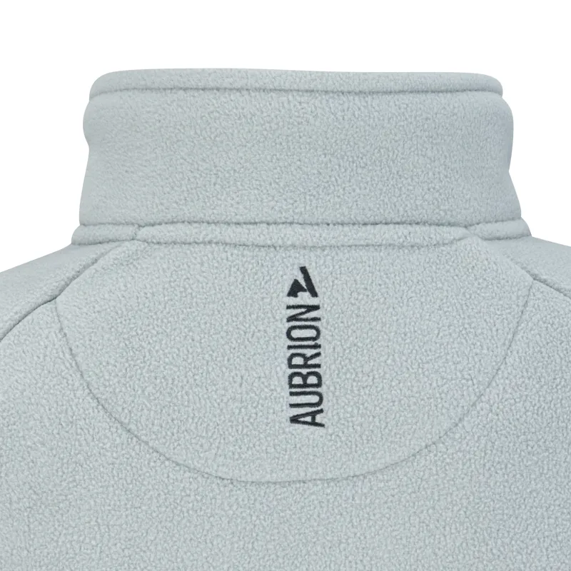 Shires Aubrion React Children's Half Zip Fleece - Sage-3