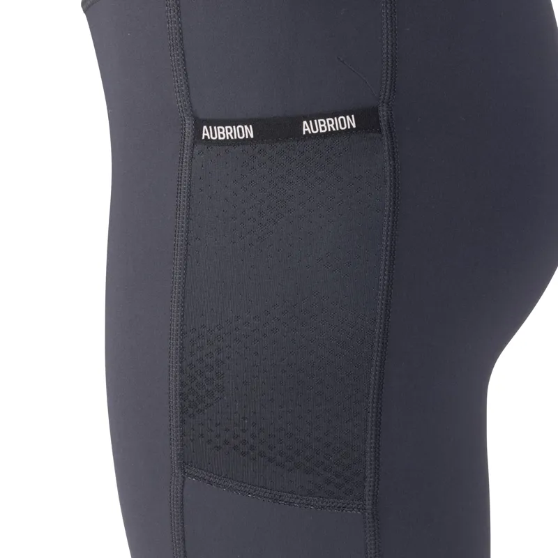 Shires Aubrion React Child's Non-Stop Riding Tights - Shadow-6