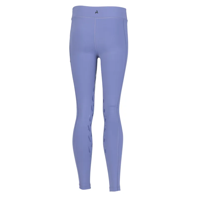Shires Aubrion React Children's Non-Stop Riding Tights - Sky-4