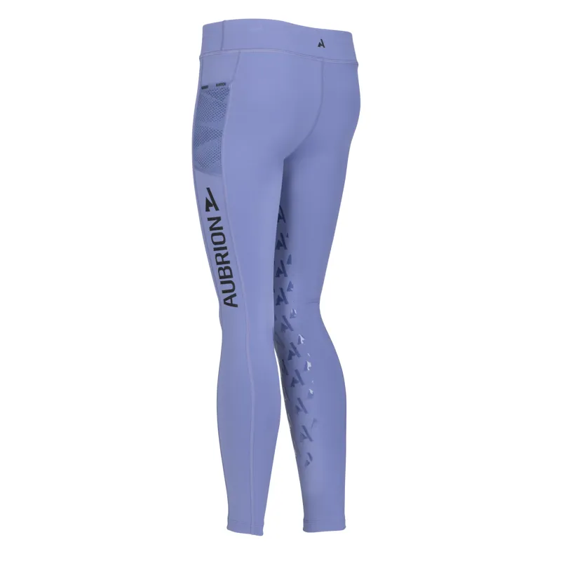 Shires Aubrion React Children's Non-Stop Riding Tights - Sky-2