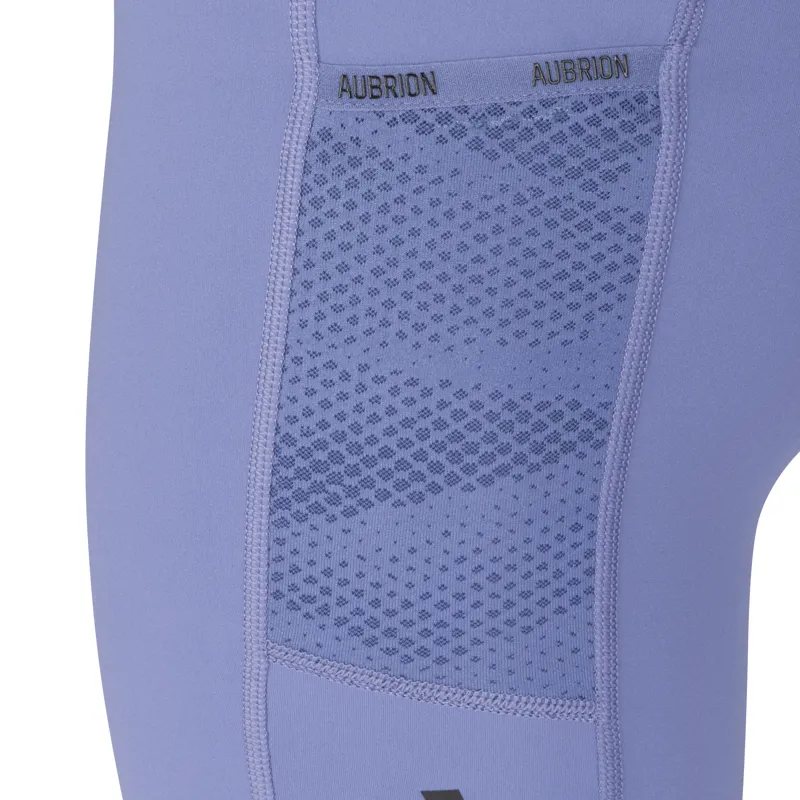 Shires Aubrion React Children's Non-Stop Riding Tights - Sky-5
