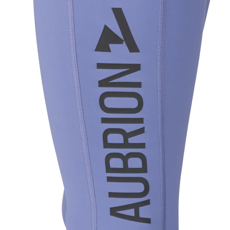Shires Aubrion React Children's Non-Stop Riding Tights - Sky-6
