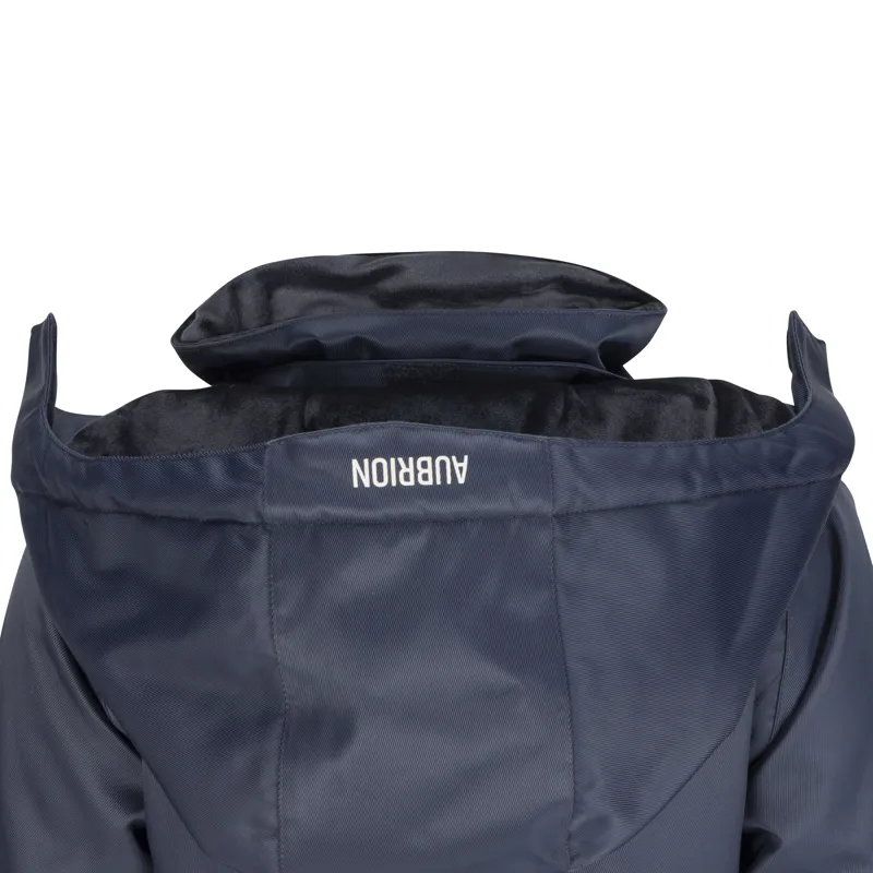 Shires Aubrion React Children's Mid Length Waterproof Coat - Shadow-2