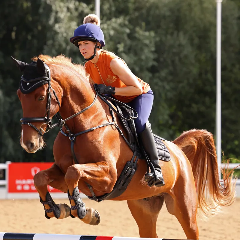 Shires Aubrion Team Ladies Sleeveless Base Layer - Rust-5