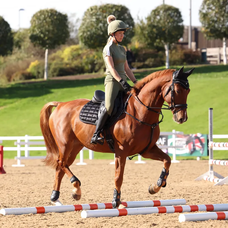 Shires Aubrion Team Ladies Short Sleeve Base Layer - Moss-8