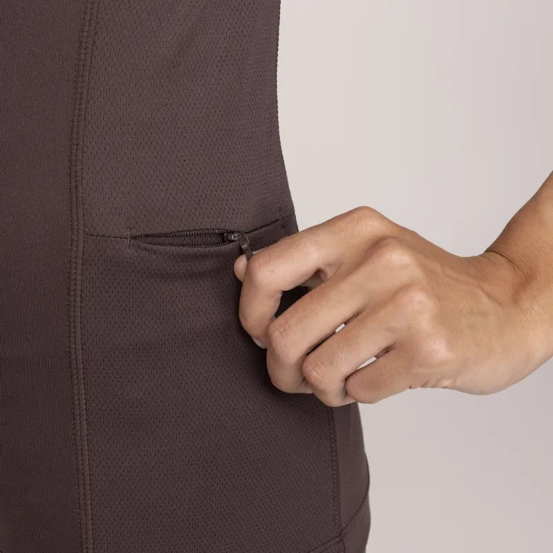 Shires Aubrion Team Ladies Short Sleeve Base Layer - Umber-3