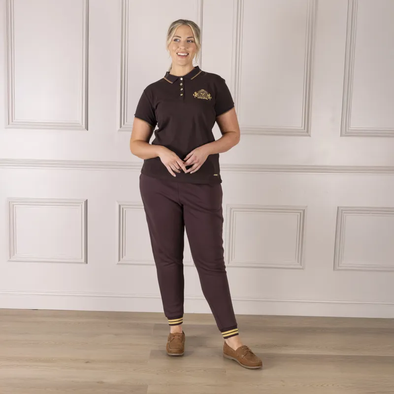 Shires Aubrion Team Ladies Joggers - Umber-4