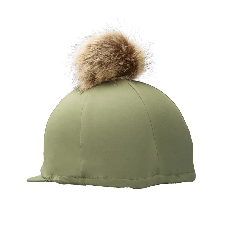 Shires Aubrion Team Hat Silk - Moss-3