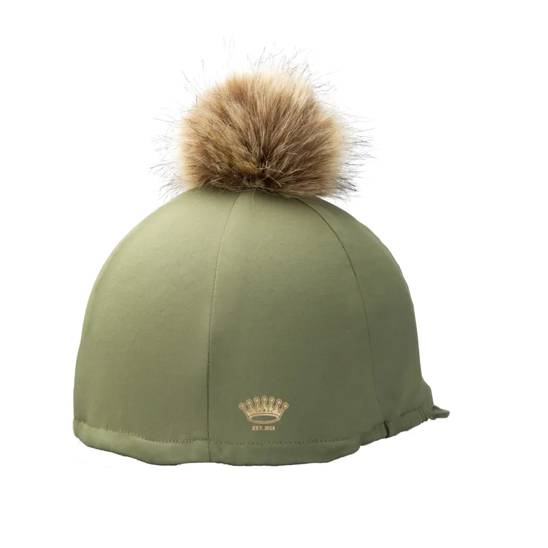 Shires Aubrion Team Hat Silk - Moss-1