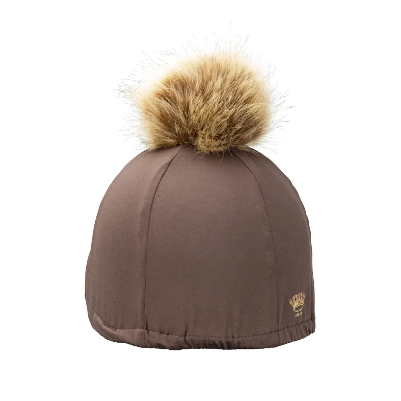 Shires Aubrion Team Hat Silk - Umber-3