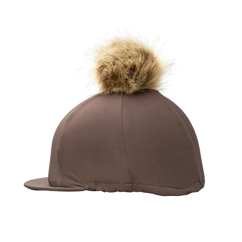 Shires Aubrion Team Hat Silk - Umber-2