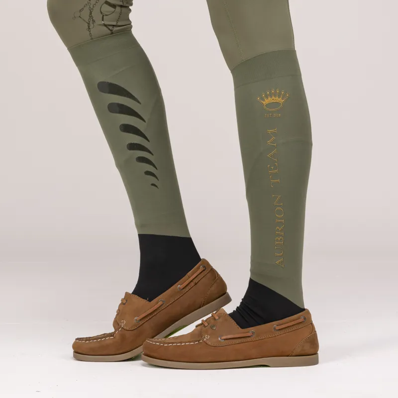 Shires Aubrion Team Socks - Moss-2