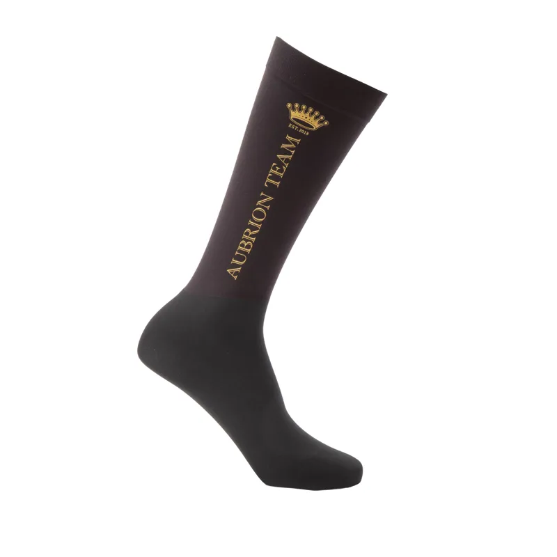 Shires Aubrion Team Socks - Umber