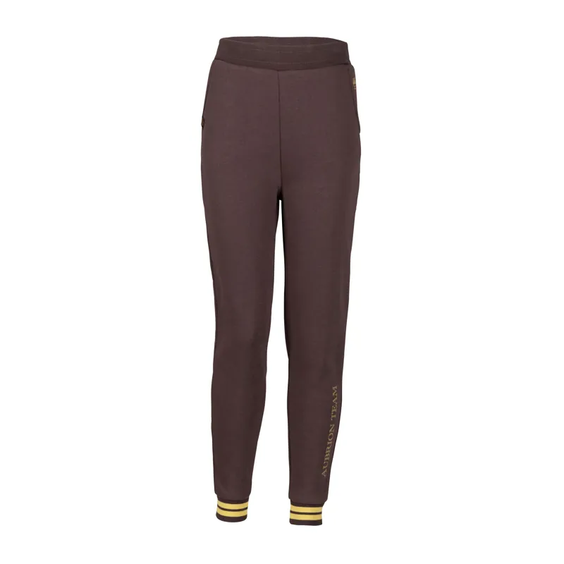 Shires Aubrion Team Children's Joggers - Umber