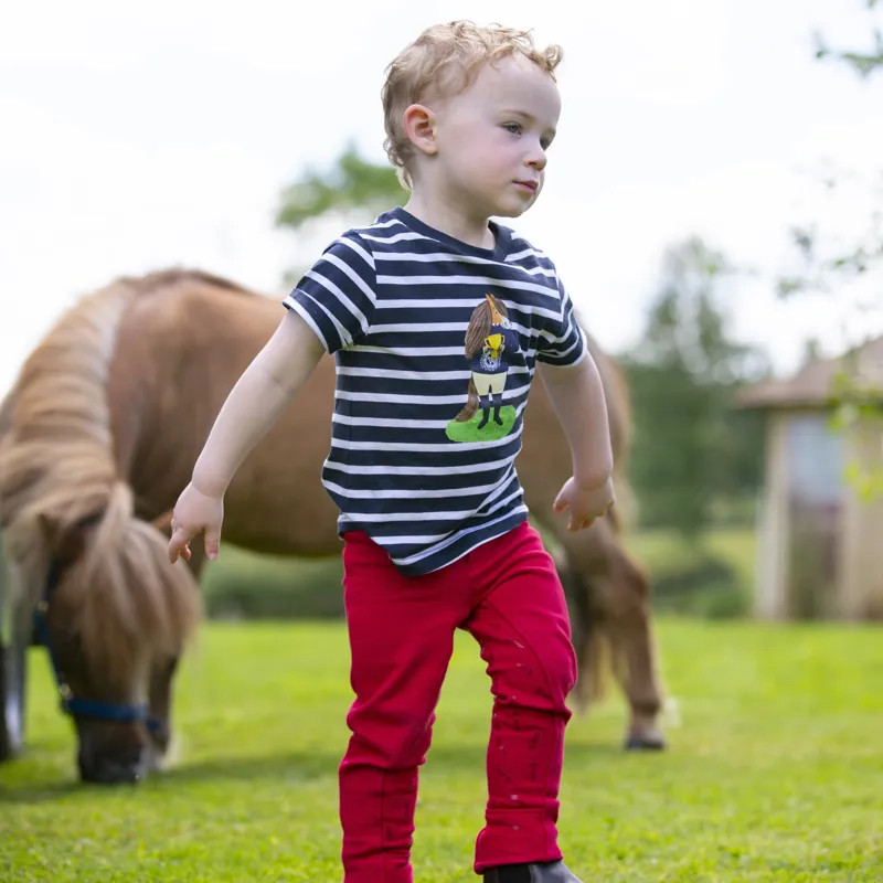 Shires Winnie and Me Children's T-Shirt - Navy-5