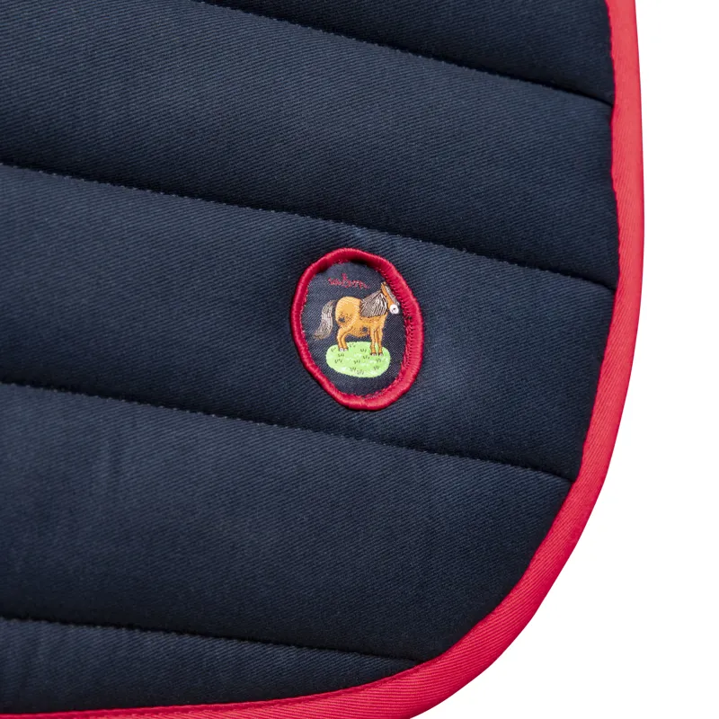 Shires Winnie and Me Saddle Pad - Navy-2