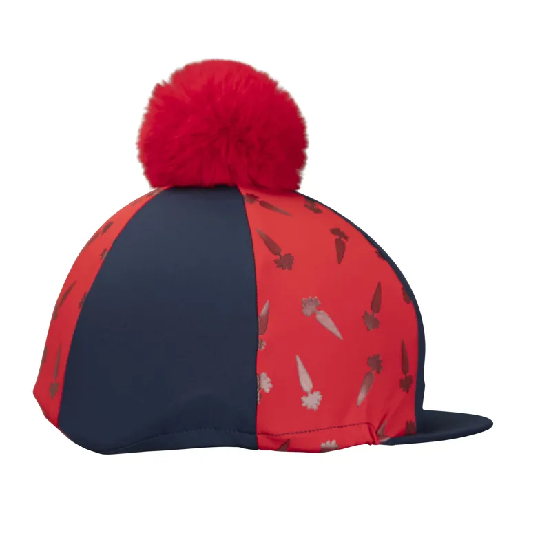 Shires Winnie and Me Hat Silk - Navy/Red