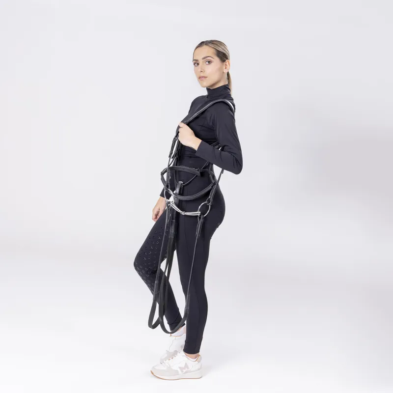 Shires Aubrion Eltar Riding Tights - Black-9