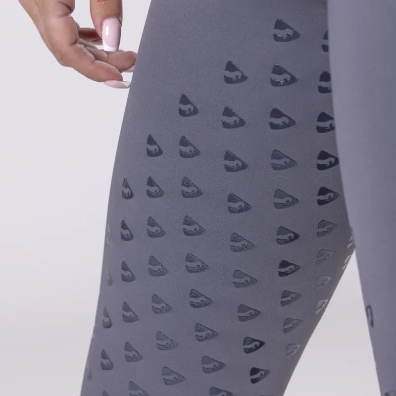 Shires Aubrion Eltar Riding Tights - Grey-5