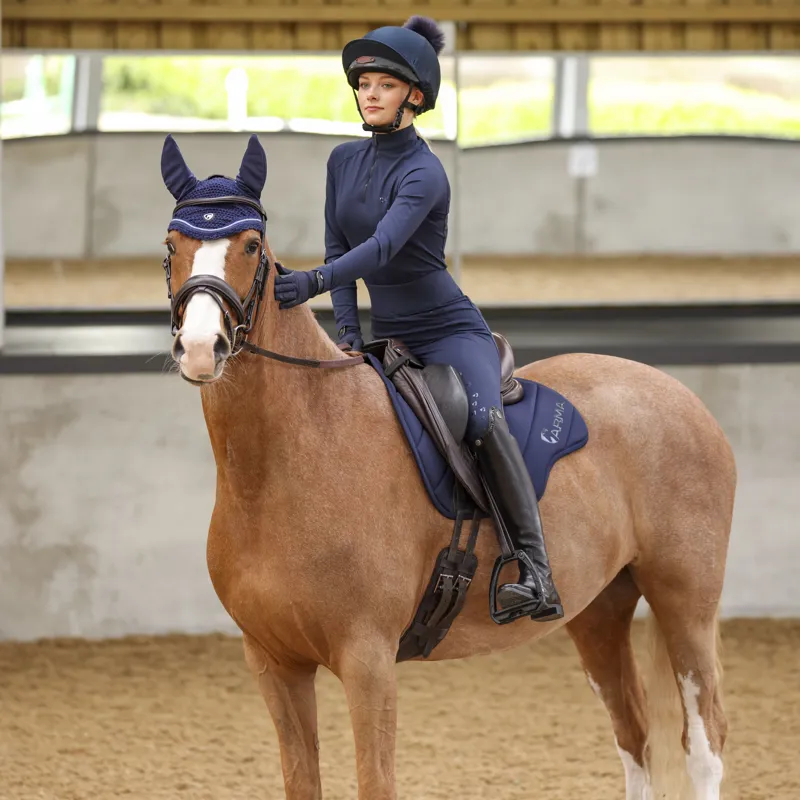 Shires Aubrion Eltar Riding Tights - Navy-6