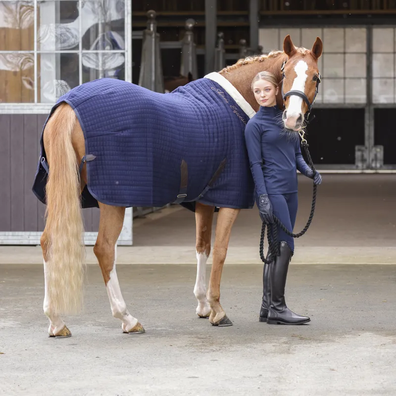 Shires Aubrion Eltar Riding Tights - Navy-5