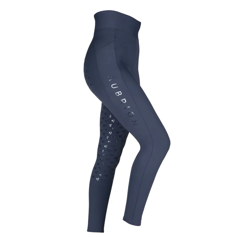 Shires Aubrion Eltar Riding Tights - Navy