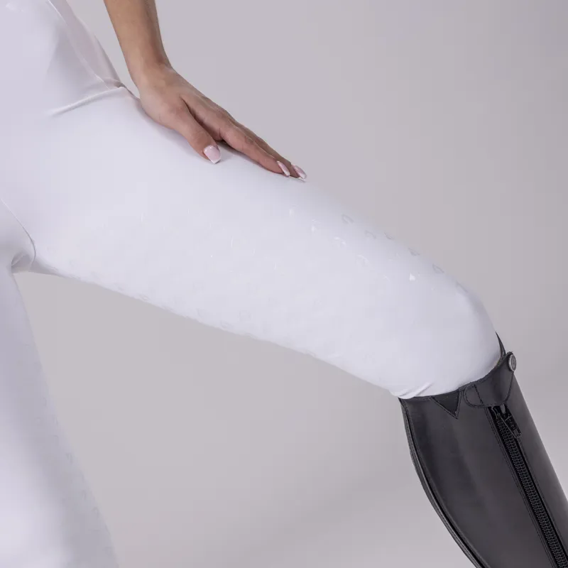 Shires Aubrion Eltar Riding Tights - White-8