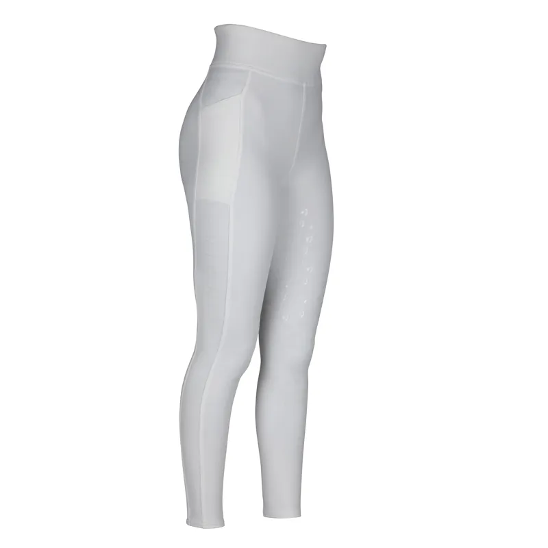 Shires Aubrion Eltar Riding Tights - White-1