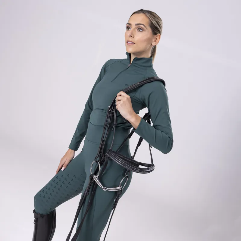 Shires Aubrion Eltar Base Layer - Green-2