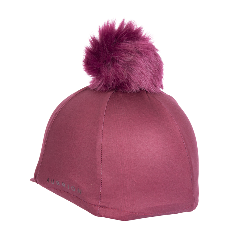 Shires Aubrion Eltar Hat Silk - Black Cherry-2