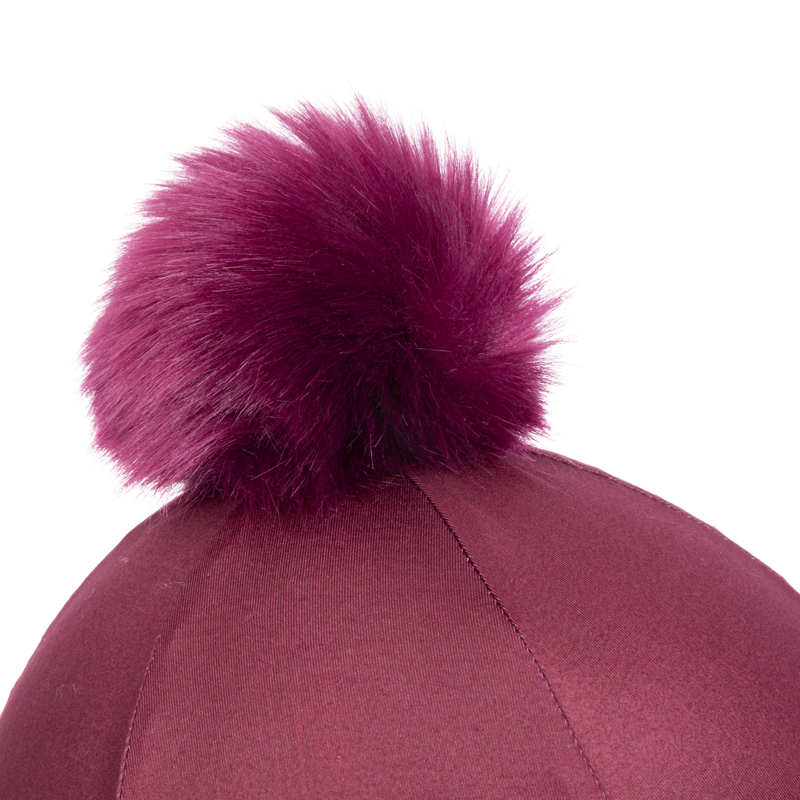 Shires Aubrion Eltar Hat Silk - Black Cherry-4