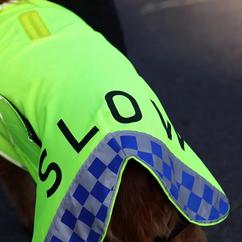 Shires EQUI-FLECTOR Reflective Mesh Dog Coat - Yellow-10