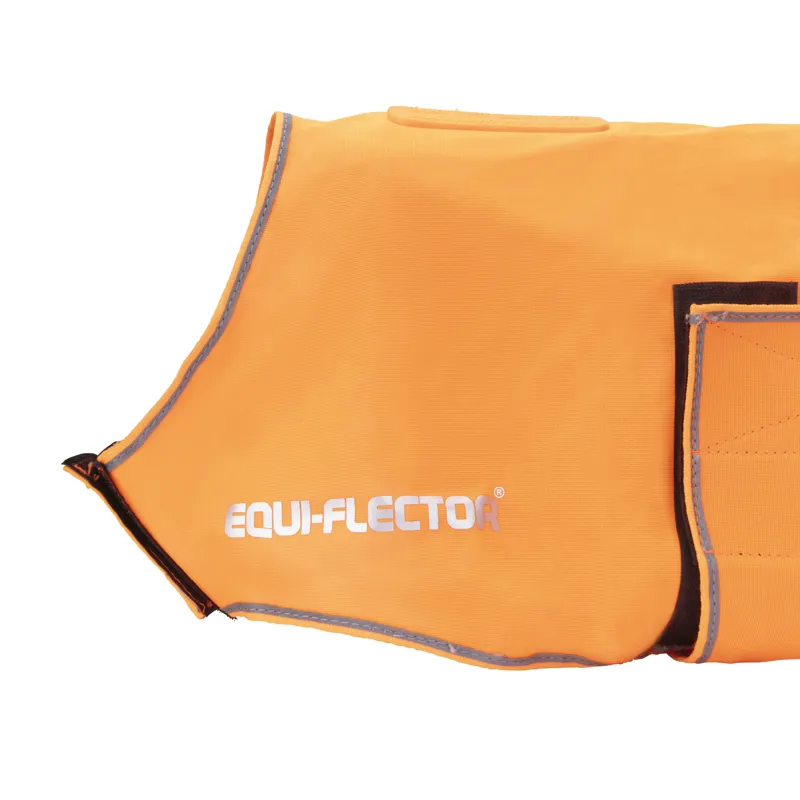 Shires EQUI-FLECTOR Reflective Mesh Dog Coat - Orange-2
