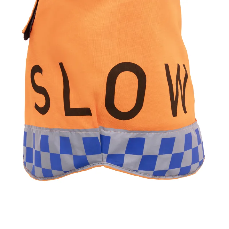 Shires EQUI-FLECTOR Reflective Mesh Dog Coat - Orange-5