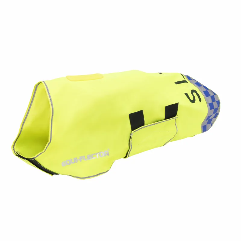 Shires EQUI-FLECTOR Reflective Mesh Dog Coat - Yellow-1