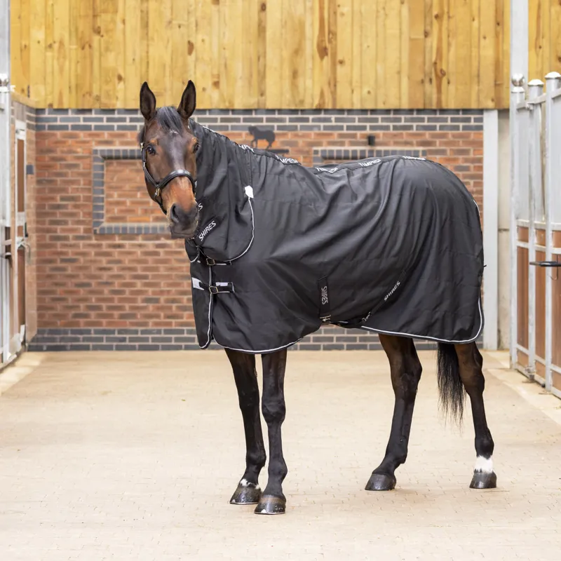 Shires Tempest 0g Lite Combo Stable Rug - Black