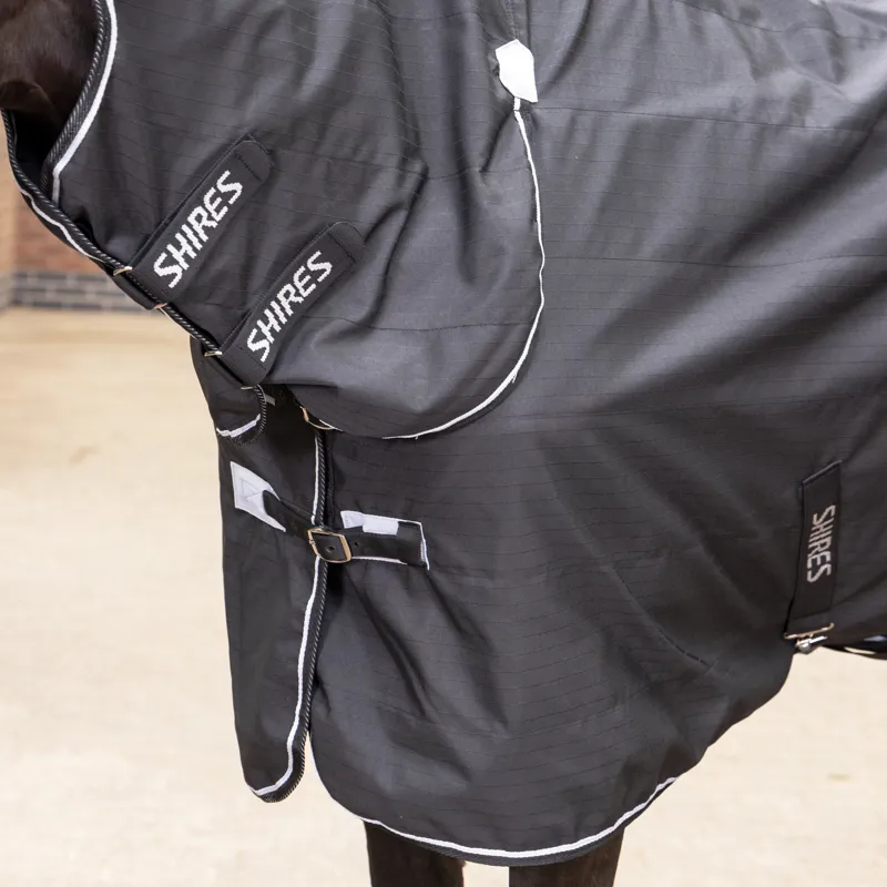 Shires Tempest 0g Lite Combo Stable Rug - Black-1