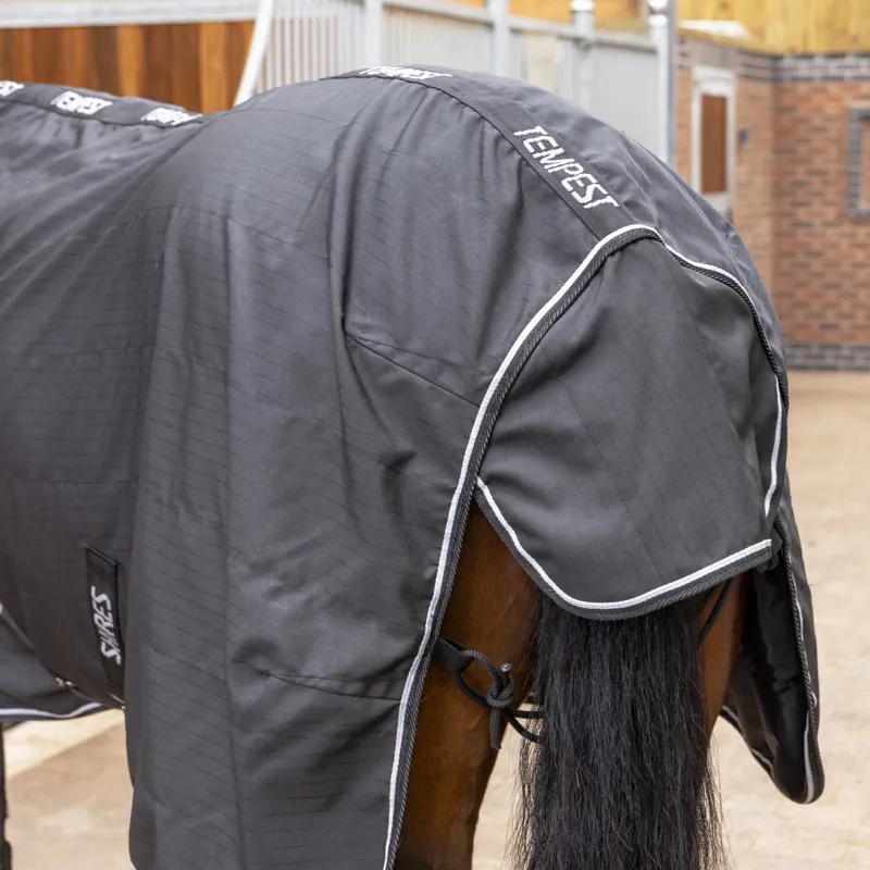 Shires Tempest 0g Lite Combo Stable Rug - Black-3