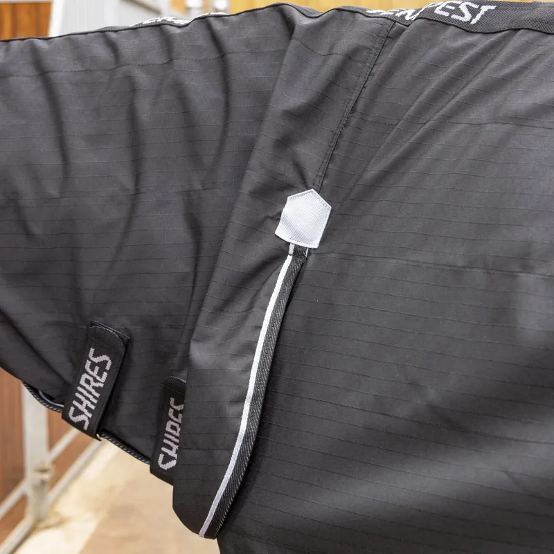 Shires Tempest 0g Lite Combo Stable Rug - Black-5